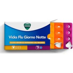 VICKS FLU GIORNO NOTTE*12 cpr giorno + 4 cpr notte