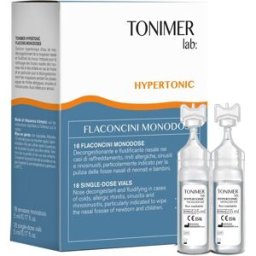 Tonimer aerosol - soluzione ipertonica - 18 flaconi monodose