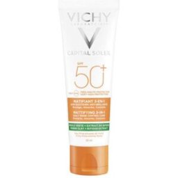 vichy crema solare opacizzante 3 in 1 effetto mat spf 50+ 50ml