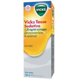 VICKS TOSSE SEDATIVO*1 flacone 180 ml 1,33 mg/ml sciroppo