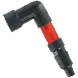 Parts Unlimited Cappuccio candela Flashing 90° rosso
