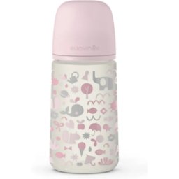 SUAVINEX ITALIA Srl MEMORIES BIBERON 270ML SILICONE TETTARELLA SIMMETRICA PRO ROSA FLUSSO MEDIO 3 MESI+