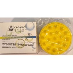 SMA Srl ORGANICS PHARM SPAZZOLA MASSAGGIO STIMOLANTE SILICONE GIALLO
