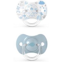 SUAVINEX ITALIA Srl MEMORIES SUCCHIETTO SILICONE 0/6 MESI PRO AZZURRO