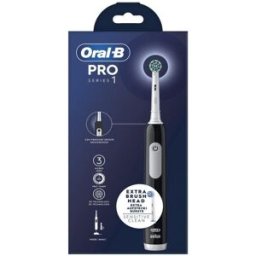 PROCTER & GAMBLE SRL ORALB PRO SERIES 1 CROSS SPAZZOLINO ELETTRICO NERO + 1 TESTINA