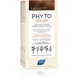 PHYTO (LABORATOIRE NATIVE IT.) PHYTOCOLOR 7,43 BIONDO RAMATO DORATO