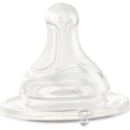 CHICCO (ARTSANA SpA) CHICCO TETTARELLA PERFECT 5 2 MESI SILICONE 2 PEZZI 2 FORI