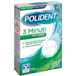 GLAXOSMITHKLINE C.HEALTH.Srl POLIDENT 3 MINUTI 66 COMPRESSE
