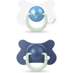 SUAVINEX ITALIA Srl SUCCHIETTO NIGHT & DAY SILICONE 4/18 MESI BALENA AZZURRA