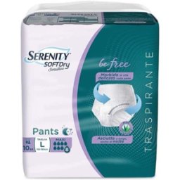 SERENITY SpA SERENITY PANTS SOFTDRY SENSITIVE MAXI L 10 PEZZI