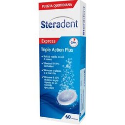 RECKITT BENCKISER H.(IT.) SpA STERADENT TRIPLE ACTION PLUS 60 COMPRESSE