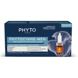 PHYTO (LABORATOIRE NATIVE IT.) PHYTOCYANE FIALE UOMO CADUTA SEVERA 12 FIALE 3,5ML