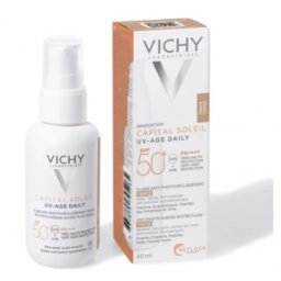 VICHY (L'Oreal Italia SpA) VICHY Capital Soleil UV-Age Tinted Fluido Solare Anti Invecchiamento SPF 50+40ml