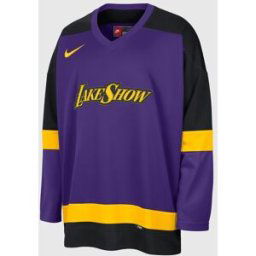 Nike T-Shirt Hockey Los Angeles Lakers Viola Uomo L
