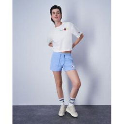 Champion Shorts Icons Con Tasche Blu Donna L