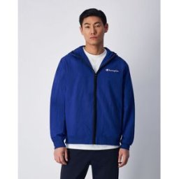 Champion Giacca Con Cappuccio Full-Zip Blu Uomo L