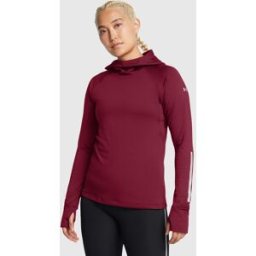 Under Armour T-Shirt Manica Lunga Balaclava Cardinal Rosso Donna L