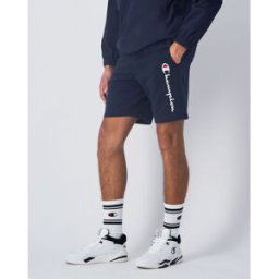 Champion Pantaloncino Icons Big Logo Blu Uomo L