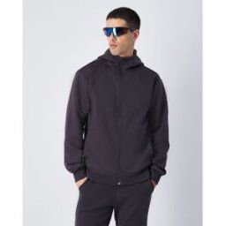 Champion Felpa Interlock con cappuccio e cerniera Nero Uomo L