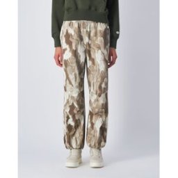 Champion Pantaloni Parachute in Stretch Woven Verde Donna M