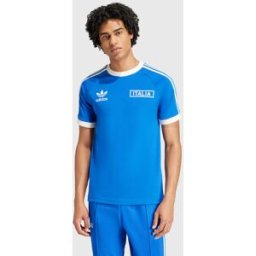 Adidas Italia T-Shirt Adicolor Classics 3-Stripes Blu Uomo S