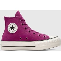 Converse Chuck Taylor All Star Lift Platform Suede Viola Donna 36