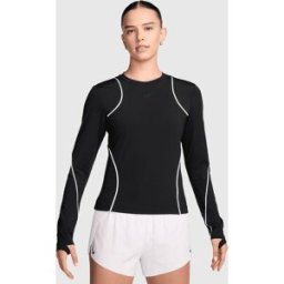 Nike Maglia da running a manica lunga Reflective Nero Donna L