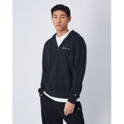 Champion Felpa Full-Zip Con Logo Champion Piccolo Nero Uomo S