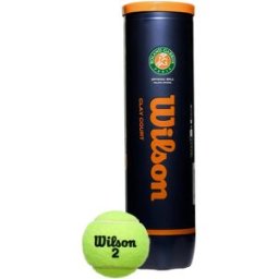 Wilson Palline Roland Garros per campo in terra battuta, lattina da 4 YELLOW
