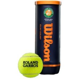 Wilson Palline Roland Garros per campo in terra battuta, lattina da 3 YELLOW
