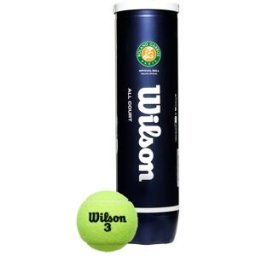 Wilson Palline Roland Garros per tutti i tipi di campo, lattina da 4 YELLOW