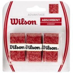 Wilson Overgrip Advantage, confezione da 3 RED