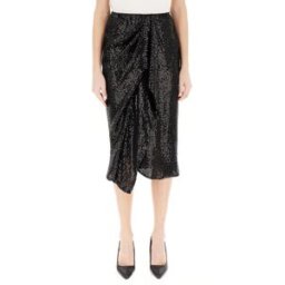 VICOLO Gonna con paillettes NERO S