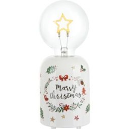 altri brand Lampadina decorativa natalizia Stella led ricaricabile