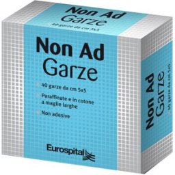 GARZA PARAFF NON AD 5X5 40PZ
