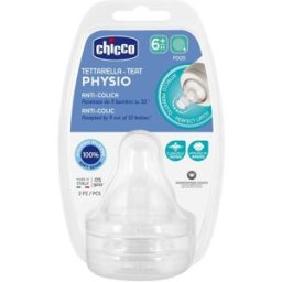 Tettarella Physio Chicco Silicone 6m +