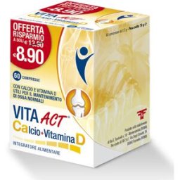 F&F; Srl VITA ACT Calcio+Vit.D 60Compresse