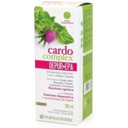 FARMADERBE Cardo Complex Depur-Epa 500 ml - Integratore per il Colesterolo