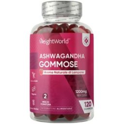 WeightWorld Ashwagandha Gummies 1200 mg 120 Candy for Stress and General Wellbeing Ashwagandha Supplement