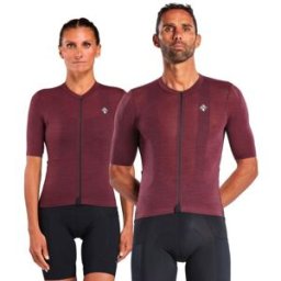 Ekoï Maglia Unisex Merino Perf Gravel Bordeaux