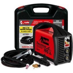 Telwin Tecnica TIG 190 DC - Saldatrice Inverter (TIG LIFT, MMA) + Valigetta, corrente continua (DC)