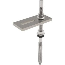 Proxe 5 BULLONI DI SOSPENSIONE CON PIASTRA DI SUPPORTO M10x200 mm PER FOTOVOLTAICO
