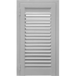 Tecnomat PERSIANA IN ALLUMINIO BIANCO OPACO 1 ANTA L80XH220 cm SINISTRA CON LAMELLE ORIENTABILI