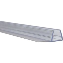 Tecnomat GUARNIZIONE GOCCIOLATOIO VERTICALE CON ALETTA 10 mm TRASPARENTE H 220 cm PER VETRO 8-10 mm