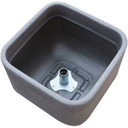 Tecnomat VASO PORTA FONTANE AQUAPOINT IN POLIPROPILENE ANTRACITE