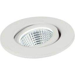 Intec_fan FARETTO DA INCASSO A LED COB POLARIS 3W TONDO ORIENTABILE BIANCO 240 lumen 4000K FORO Ø60 mm