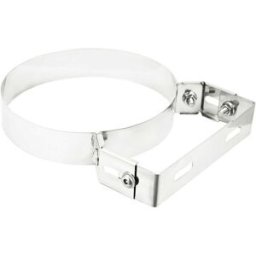 Zinco COLLARE A MURO REGOLABILE 50÷80 INOX Ø 100 mm PROFONDITA' 50 ÷ 80 mm TUBO INOX