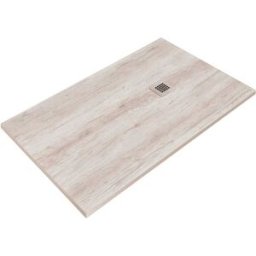 Tecnomat PIATTO DOCCIA SERIE DEKOR IN MARMORESIN CANYON 80x140 cm H 2,7 cm PILETTA Ø 90 mm