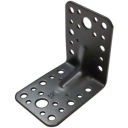 Tecnomat PIASTRA DI GIUNZIONE PIEGATA 85x85x65x2,5 mm ACCIAIO VERNICIATO GRAFITE