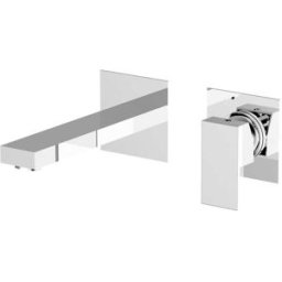 Teorema MISCELATORE LAVABO INCASSO ALASKA CROMO 2 PEZZI BOCCA EROGAZIONE L 200 mm